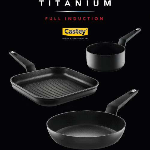 Juego Castey Titanium Inducción - Titanium Full Induction