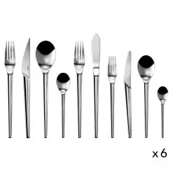 Set de Cubiertos de Mesa - Para 6 Personas - 60 Piezas