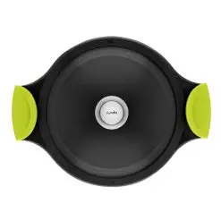 Alternative view of Cacerola Alta Castey Fundix Antiadherente de Aluminio Fundido con Tapadera y Asas Desmontables de Silicona Kiwi