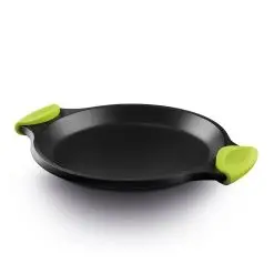 Paellera Castey Fundix Antiadherente de Aluminio Fundido con Asas Desmontables de Silicona Kiwi