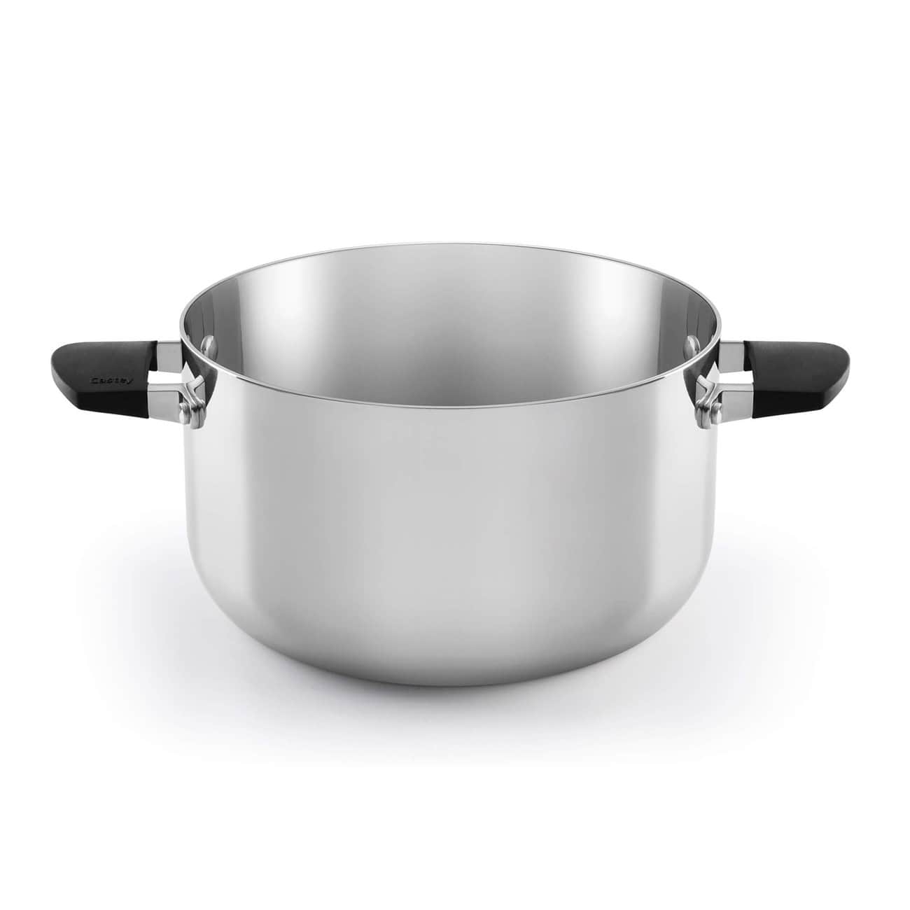 Cacerola Media Castey Baltic Induction con tapadera y asas de silicona Acero Inox. Trimetal