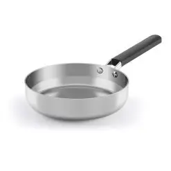 Sartén Castey Baltic de Acero Inoxidable Tricapa con Mango de Silicona