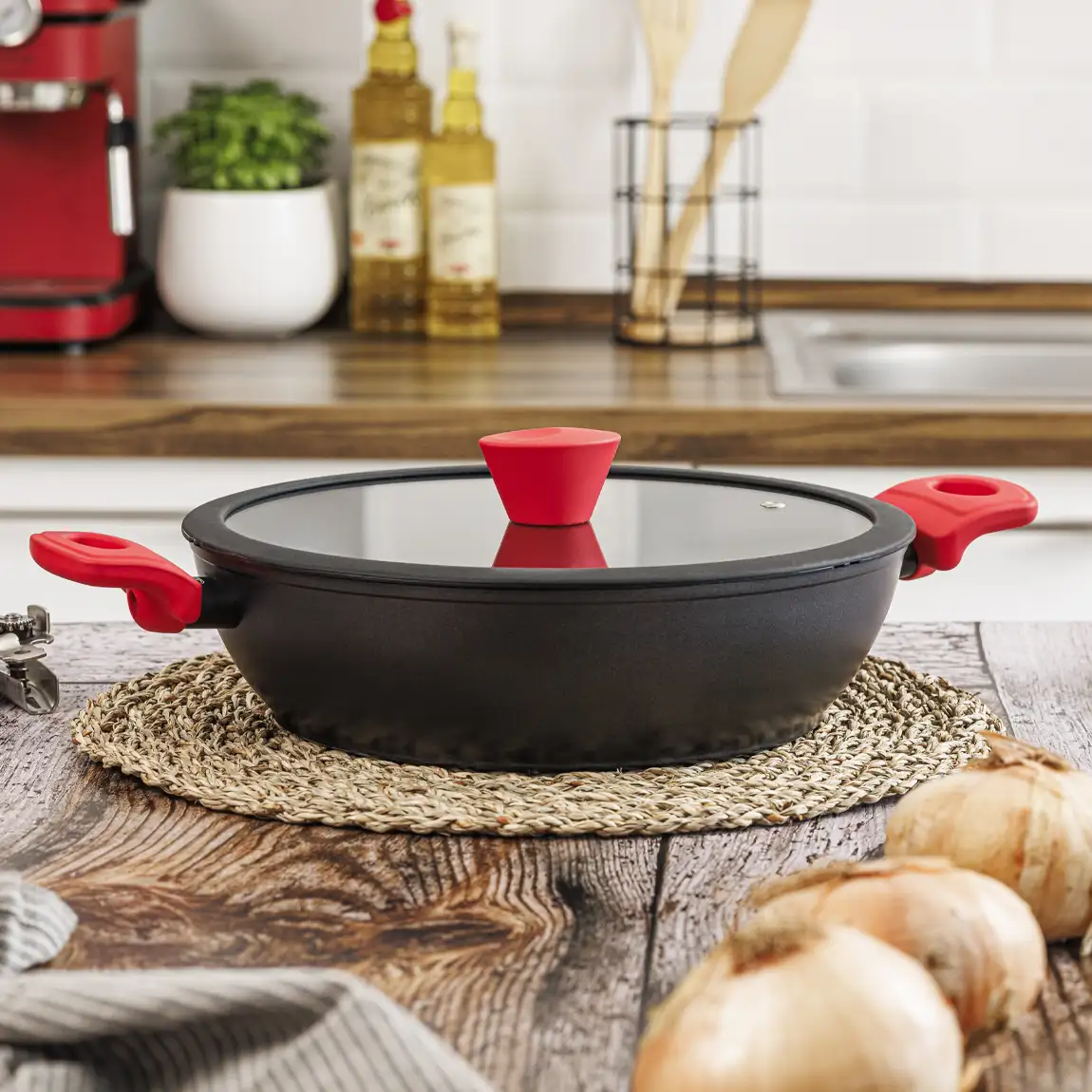 Cacerola baja de aluminio 100% reciclado