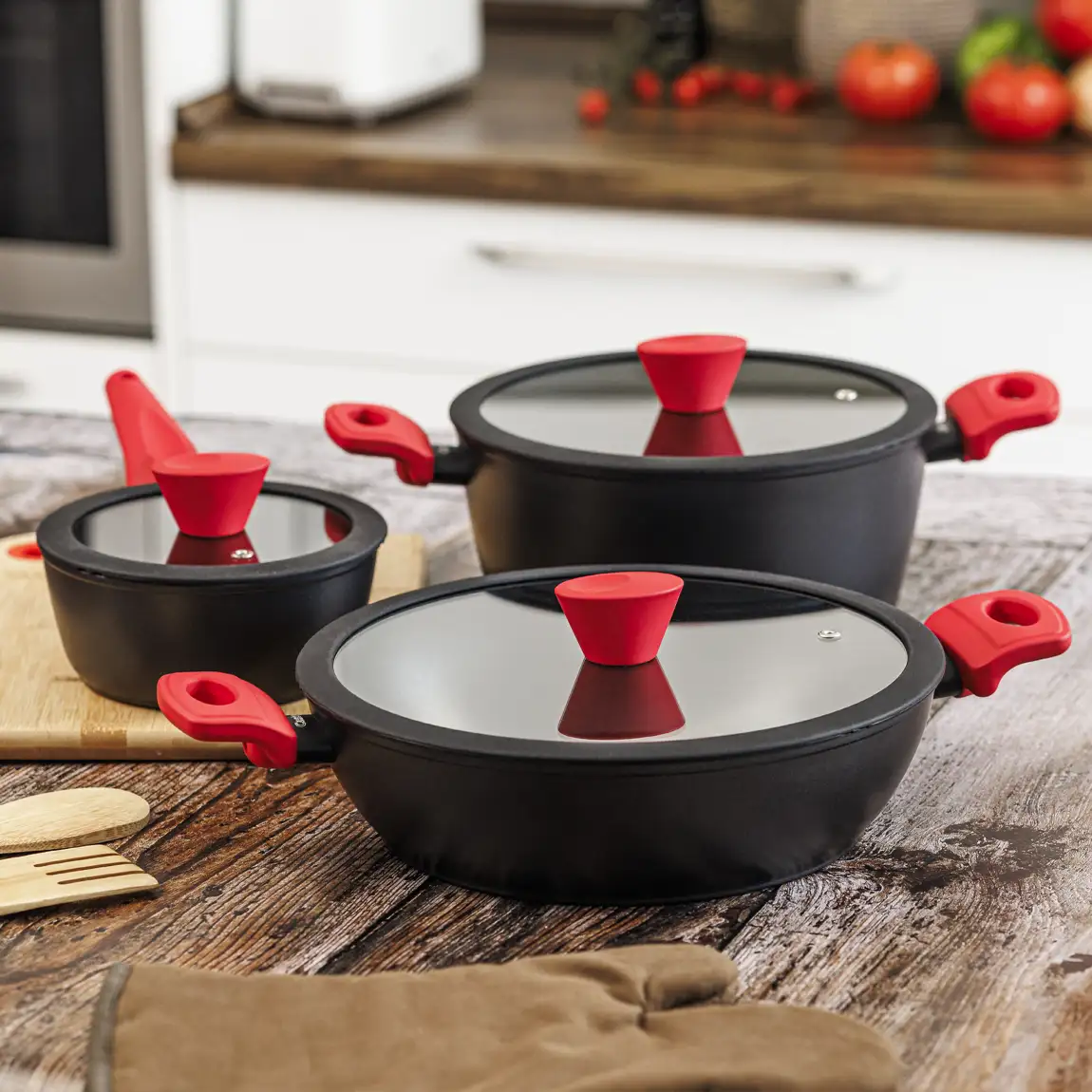 Cacerola baja de aluminio 100% reciclado