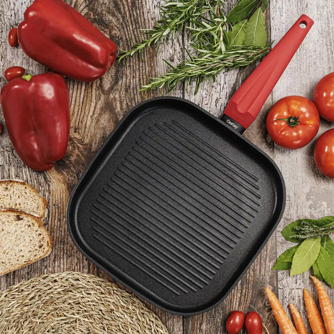 Grill de aluminio 100% reciclado