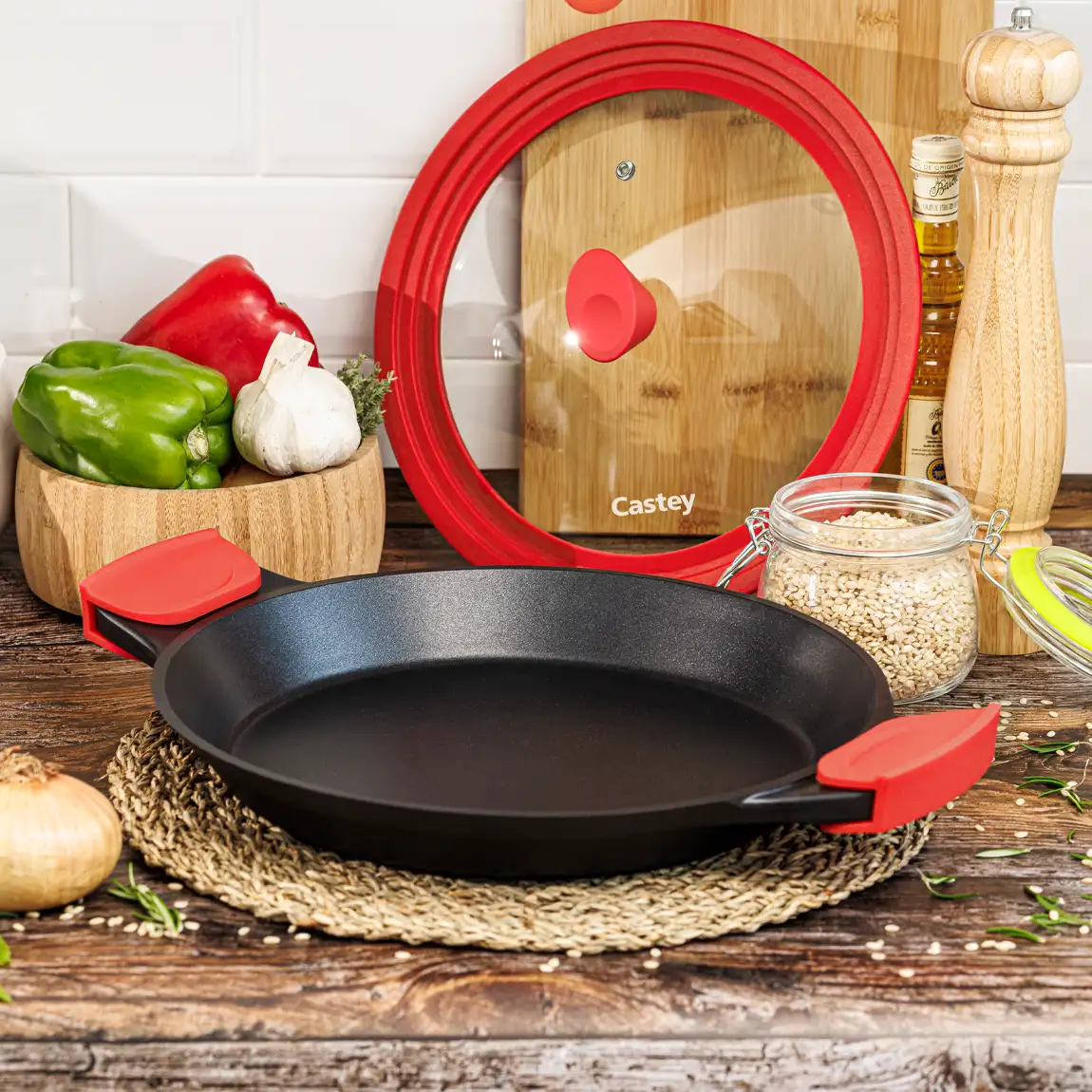 Paellera de aluminio 100% reciclado