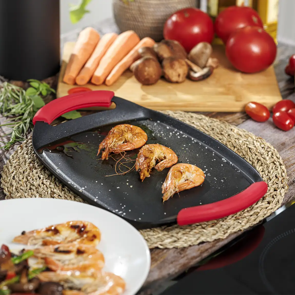 Plancha de asar de aluminio 100% reciclado Plancha de asar de aluminio 100% reciclado