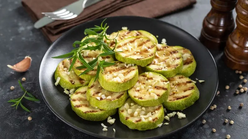 calabacín a la plancha