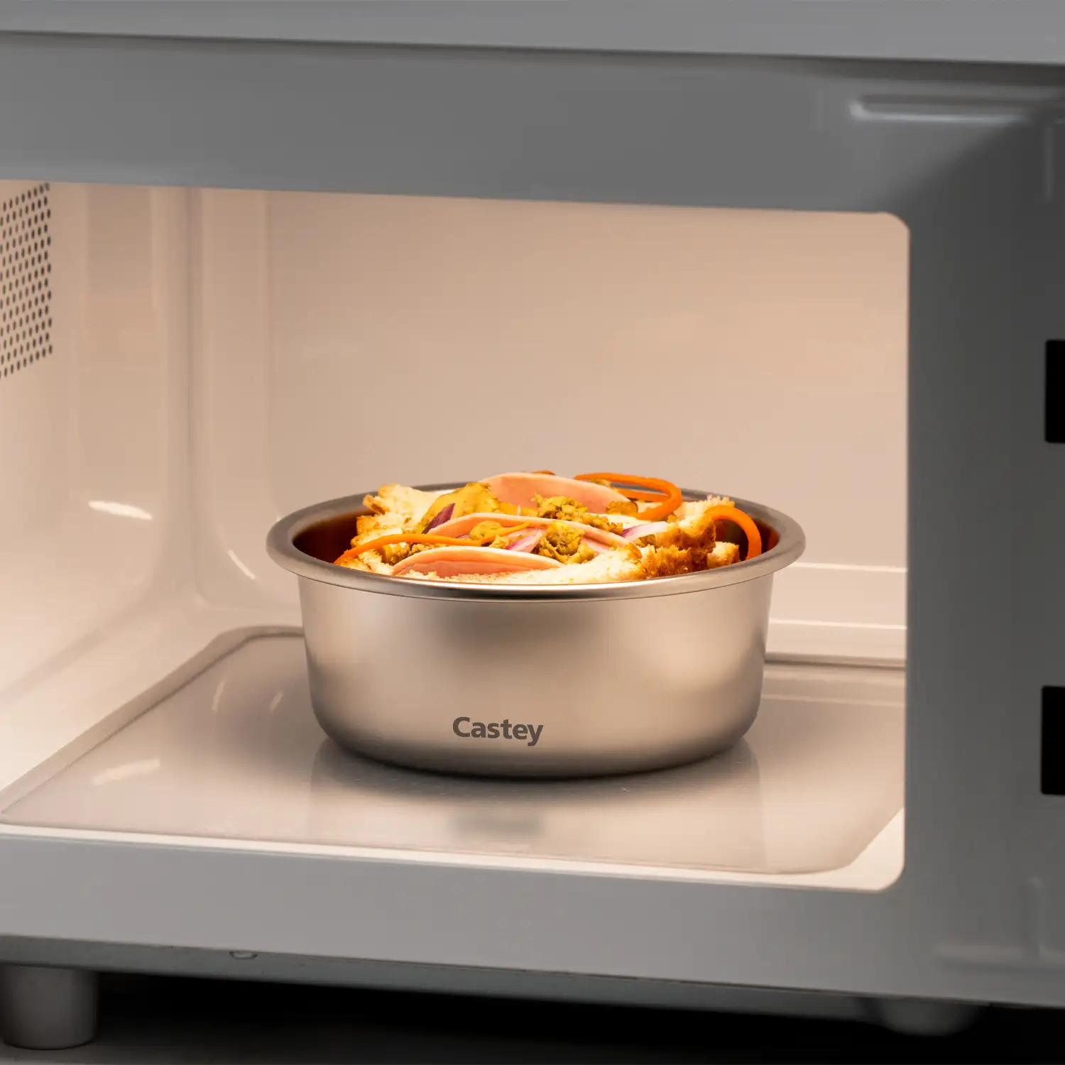 Envases Herméticos de Acero Inoxidable con Tapa Antiderrames Envases de acero inoxidable herméticos y antiderrames con tapa de silicona, aptos para microondas, horno y congelador