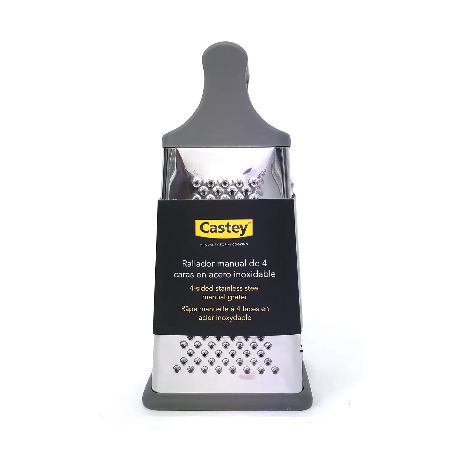 Rallador manual de 4 caras en acero inoxidable