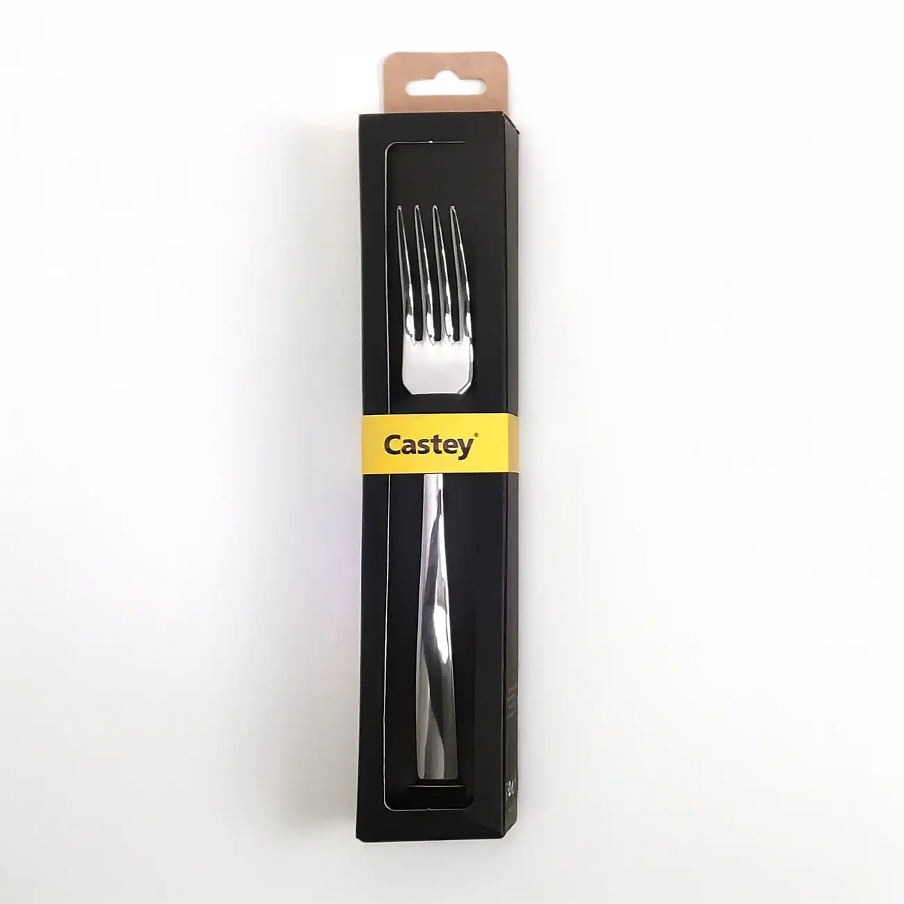 Set de 6 tenedores de acero inoxidable con diseño elegante