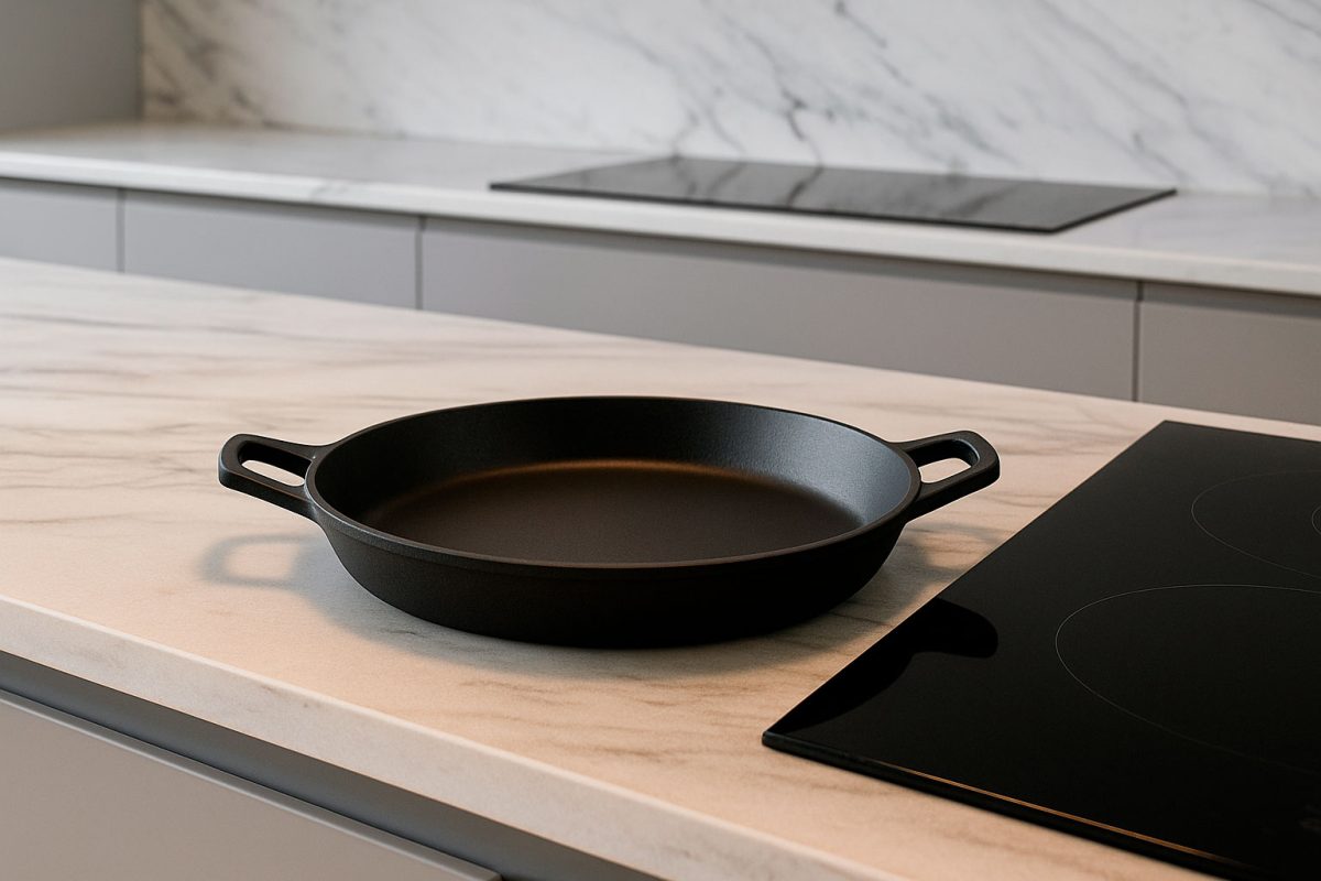 Paellera de castey coral