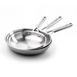 Set 3 Sartenes Malmö Trimetal Induction® Acero Inoxidable 18/22/26 cms