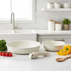 Vista alternativa de Juego de sartenes y mango Easy Pan Duo