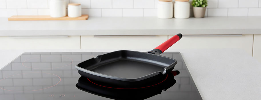 Asadores Castey aptos para inducción para cocinar a la plancha